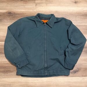 Vintage 70s Red Kap Green Eisenhower Mechanics Jacket Men’s Size Large